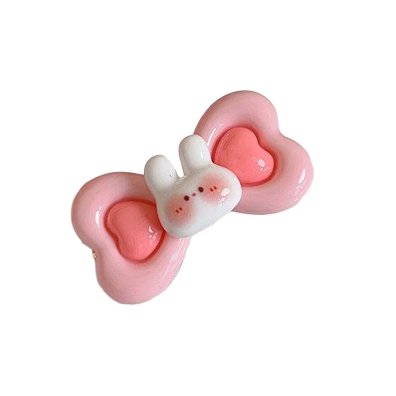 2023 New  Heart Shape Hairpins Hot Girls Duckbill Heart Hair Clip Spring Summer Hair Clip for Woman Ponytail Hair Clip