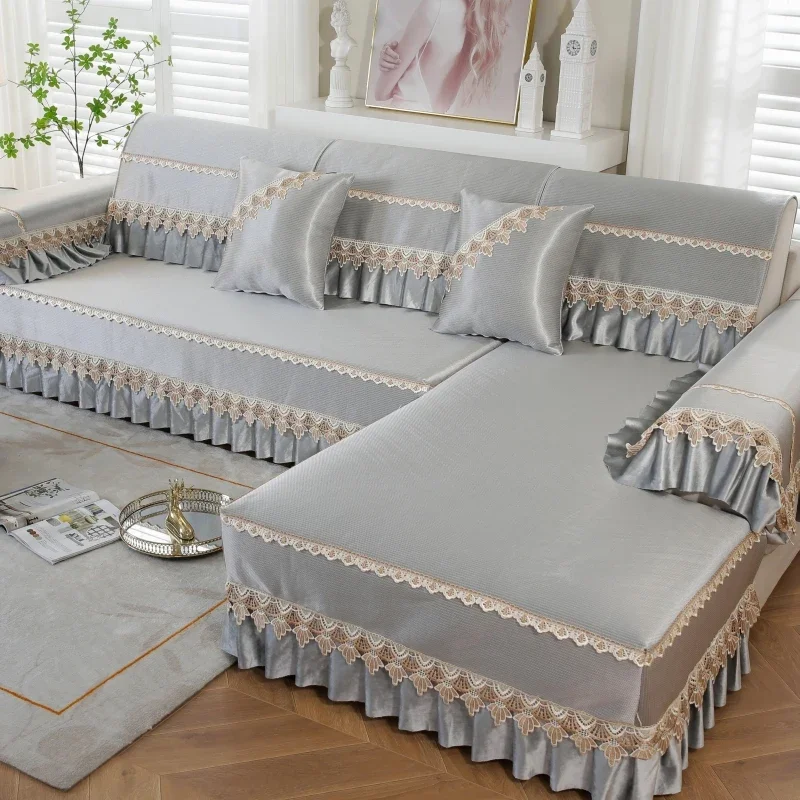 وسادة أريكة صيفية جديدة شاملة، حصيرة باردة، وسادة حصيرة من الخيزران والحرير الجليدي