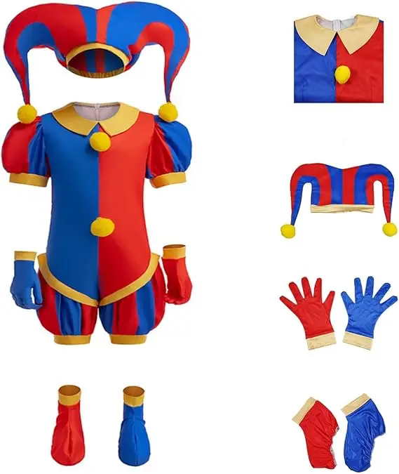 Amazing Circus Costume for Kids, Digital Circus Halloween Costume Dress Up