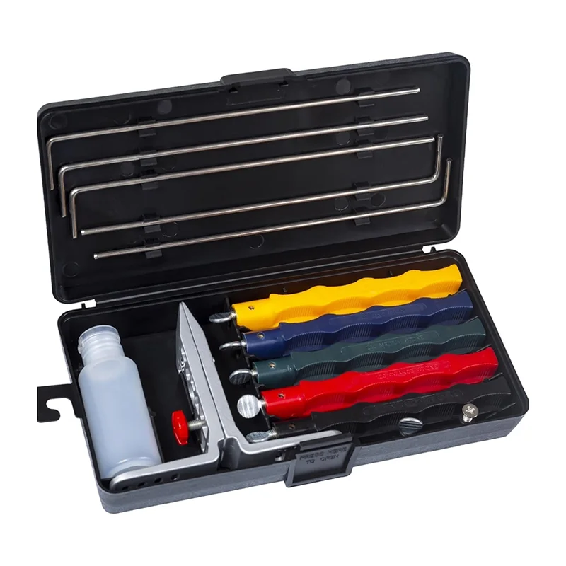 

EYFL-Knife Sharpening System,Professional Knife Sharpener With Controlled Angle,Knife Sharpener Professional With 5 Whetstone