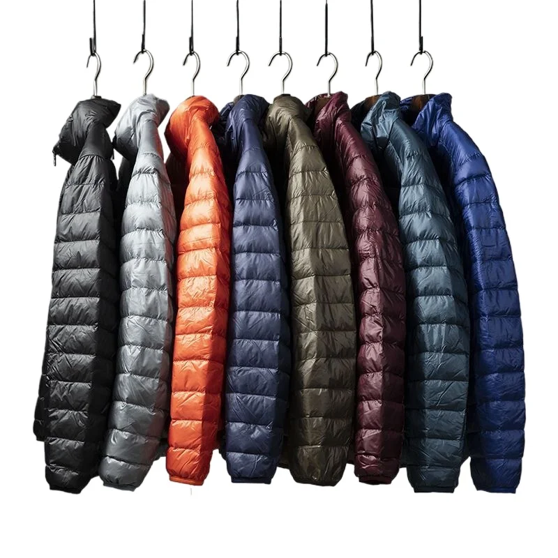 

Men's Lightweight down Cotton Jaet Autumn Winter Stand Collar ort Sle Warm Casual ly Portable Outerwear
