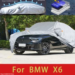 For BMW X6 Exterior Car Cover Outdoor Protection Full Car Covers Snow Cover Sunshade Waterproof Dustproof Car accessories