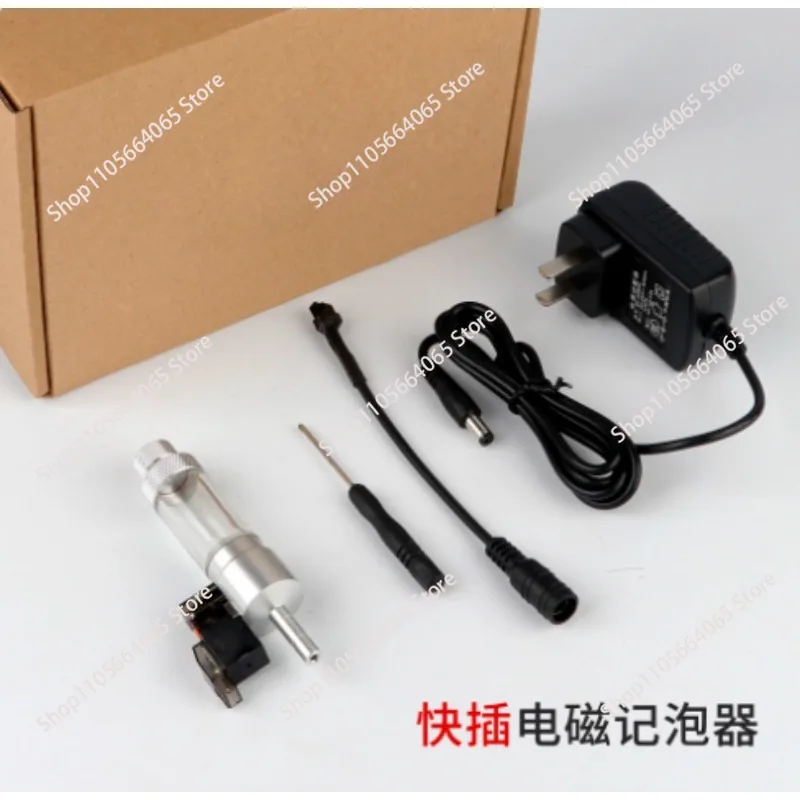 Direct Plug CO2 Solenoid Valve with Bubble Counter Check Valve for Aquarium Planted Tank CO2 System Regulator
