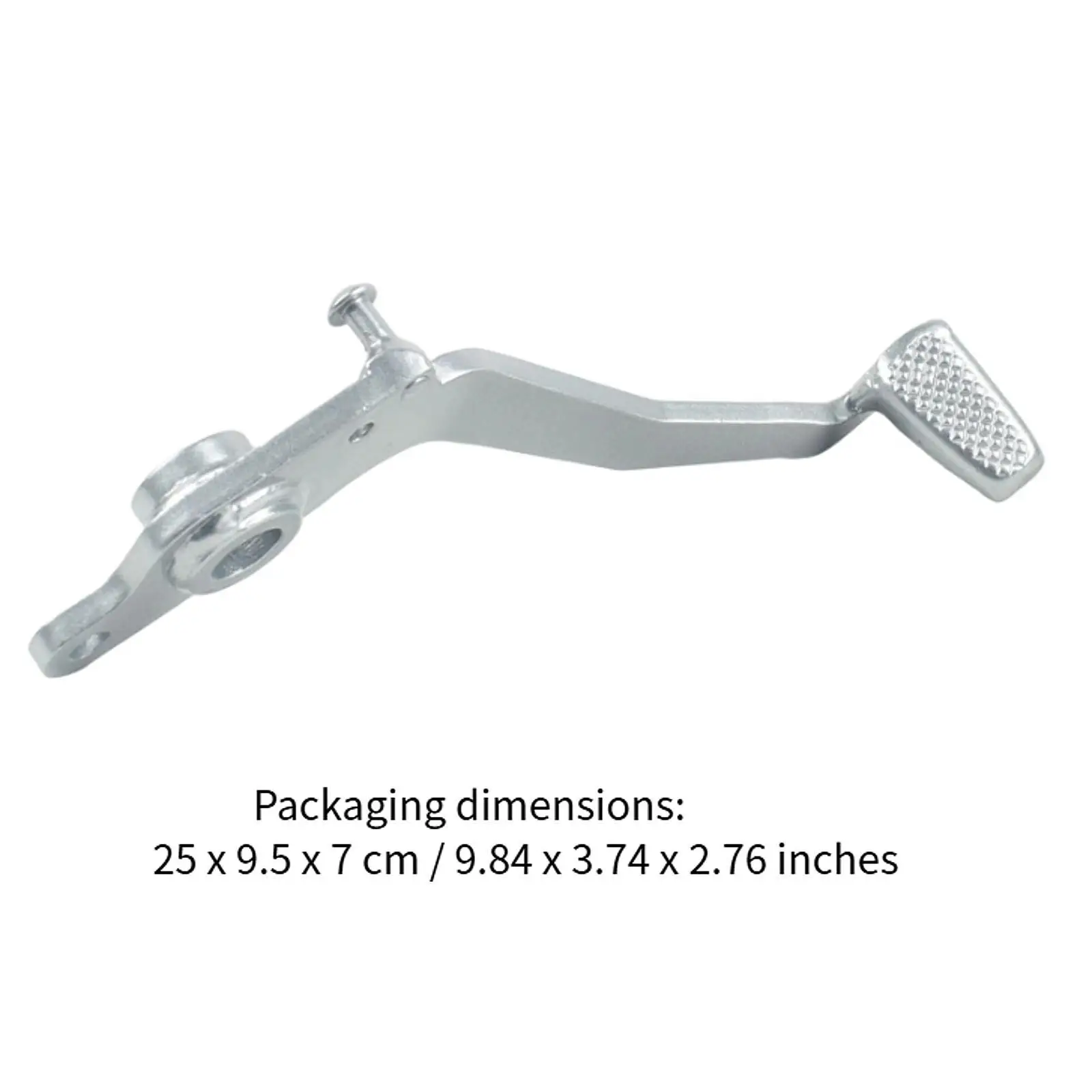 

Argent Rear Brake Pedal Foot Lever Durable Metal for 650 Z650 EX650 ER650 2017–2025 Motorcycle Gear Platform