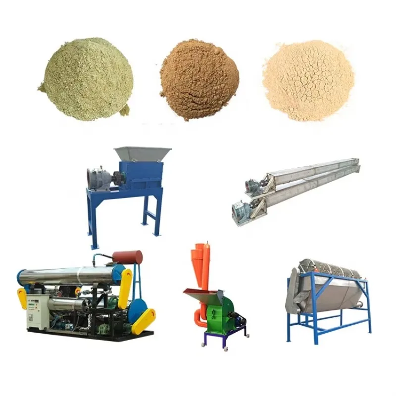 Insect Feed Processing Machine Larvae Meal Production Equipment Crushing Conveying Drying Screening Grinding Machines Customized