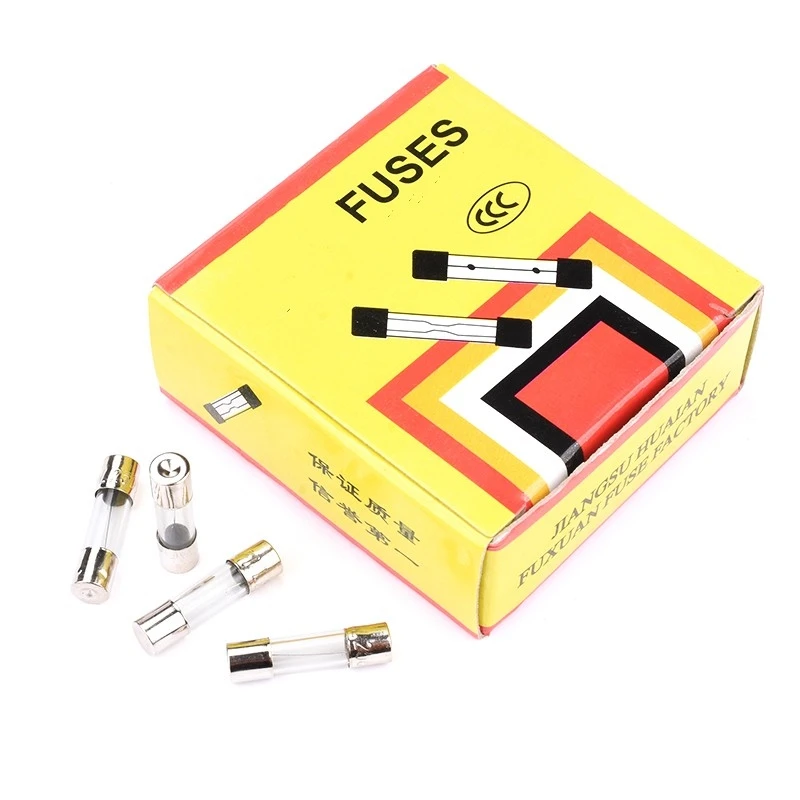 

100PCS 5X20 6X30 Glass fuse 250V 1A/2A/3A/4A/5A/10A/0.1A-25A