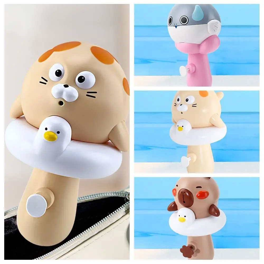 Capibara Animale marino Spruzzo d'acqua Giocattoli Pressa Design animale Fontana da bagno Giocattolo Palmare in plastica