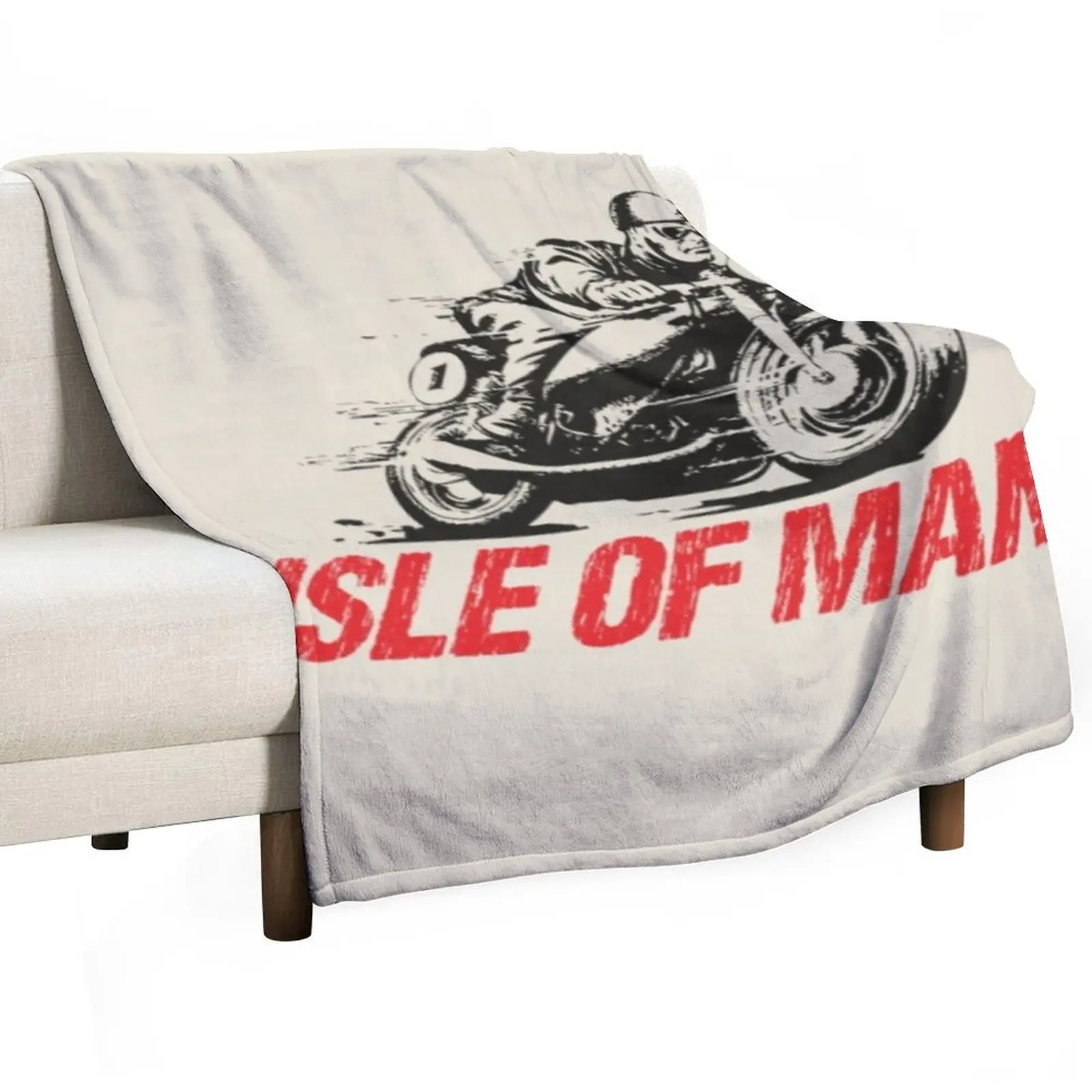 Isle of Man Throw Blanket Flannel Fabric christmas gifts Retros Nap Luxury Designer Quilt Blankets