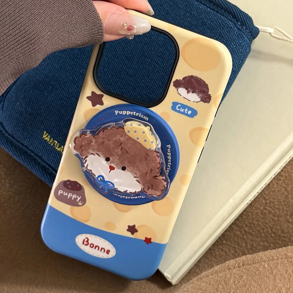 حامل مغناطيسي كوري لطيف لـ Magsafe Grip Tok Griptok حامل هاتف يدعم IPhone Samsung Pad Smart Tok