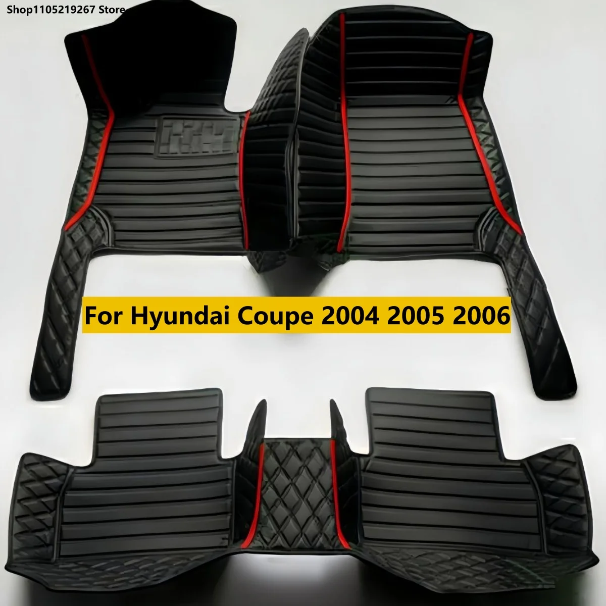 

Custom Car Floor Mats For Hyundai Coupe 2004 2005 2006 Interior Details Accessories Artificial Leather