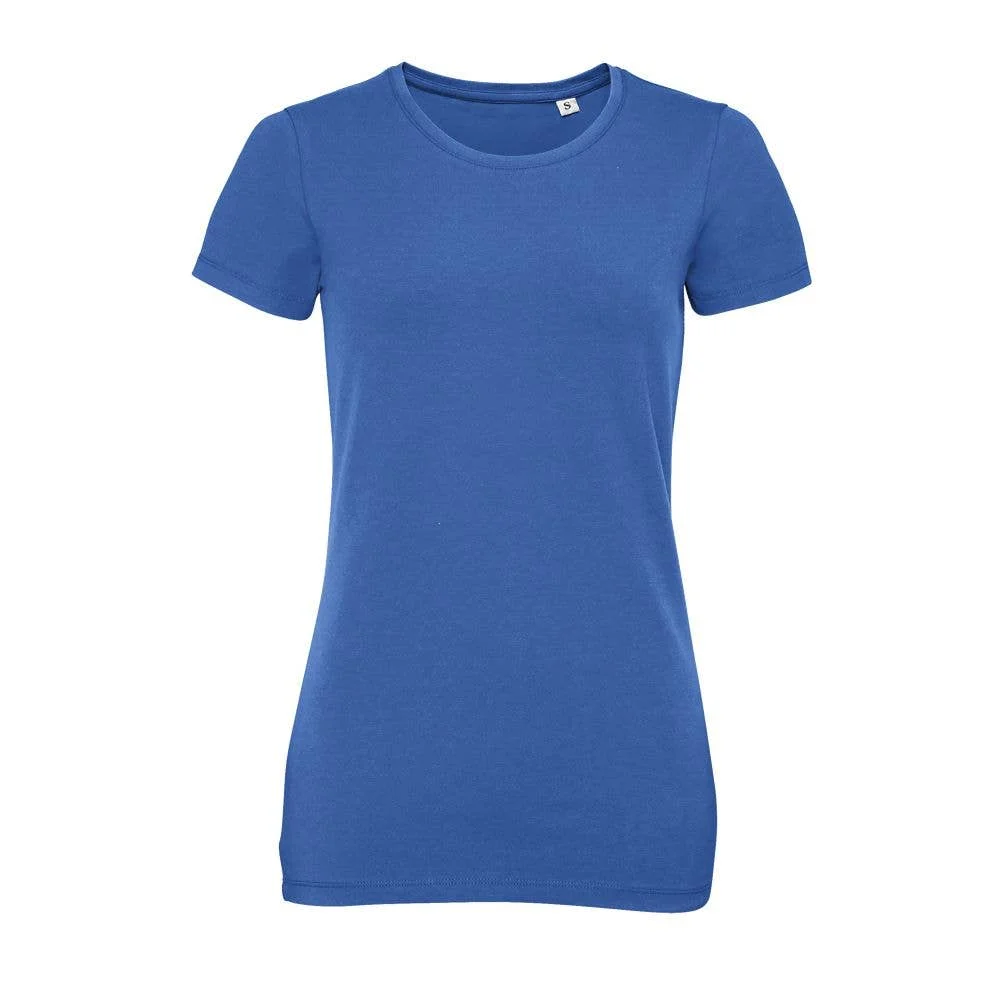 MARNAULA.MILLENIUM WOMEN short sleeve o neck t shirt WOMEN size = S COLOR = Royal Blue