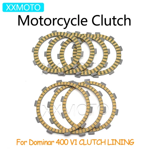 For Bajaj Dominar 400 V1 Clutch Lining Motorcycle Clutch Disc Replacement Parts Clutch Friction Plates Kit Clutch Frictions