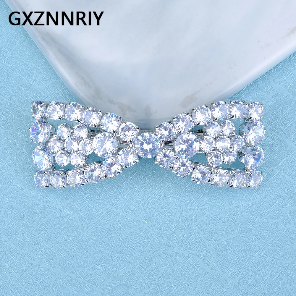 Fashion Butterfly Zircon Hairpin Hair Clips for Women Barrettes Bridal Wedding Hair Accessories Party Bride Headpiece Jewelry