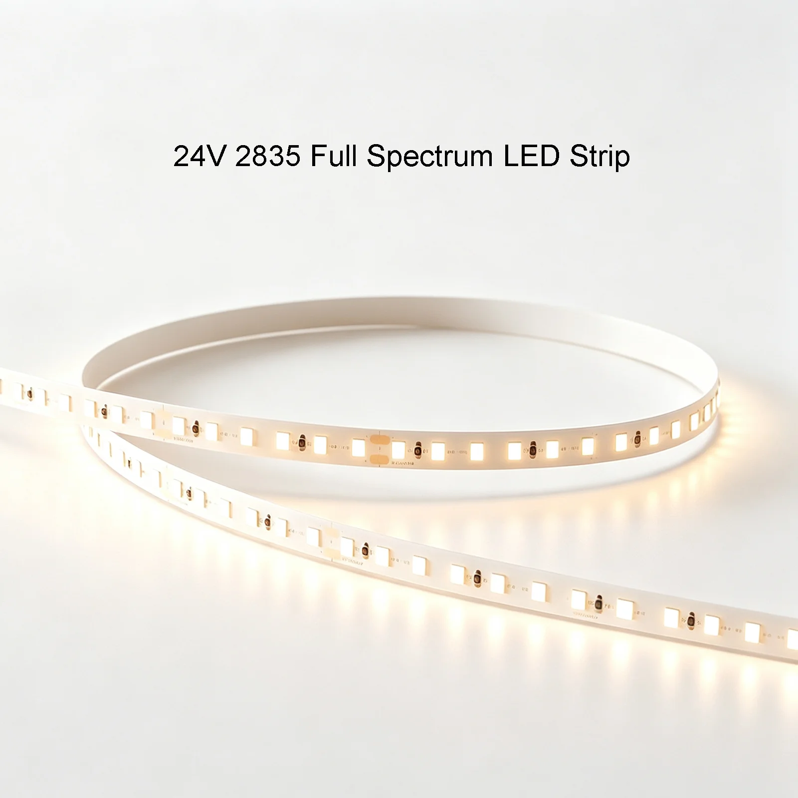 24V 2835 Full Spectrum LED Strip Light 5M 10M 120 Leds/m IP20 Cold /Warm/Natural White RA98 Flexible Ribbon Reading Work Lights