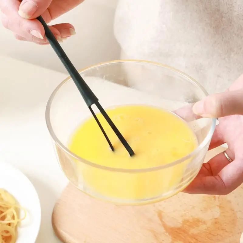 77JA Mini Đa Năng Nhựa Dụng Cụ Đánh Trứng Trứng Be Nhà Bếp Gia Vị Khuấy Dính Để Pha Trộn Đánh Trứng Gia Đình Ẩm Thực