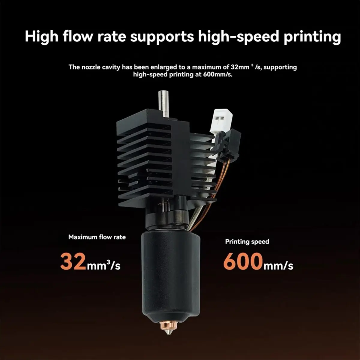 For Hotend Ceramic Heating Block Kit 0.4mm All-Metal Integrated Quick Swap Nozzle 3D Printer Parts