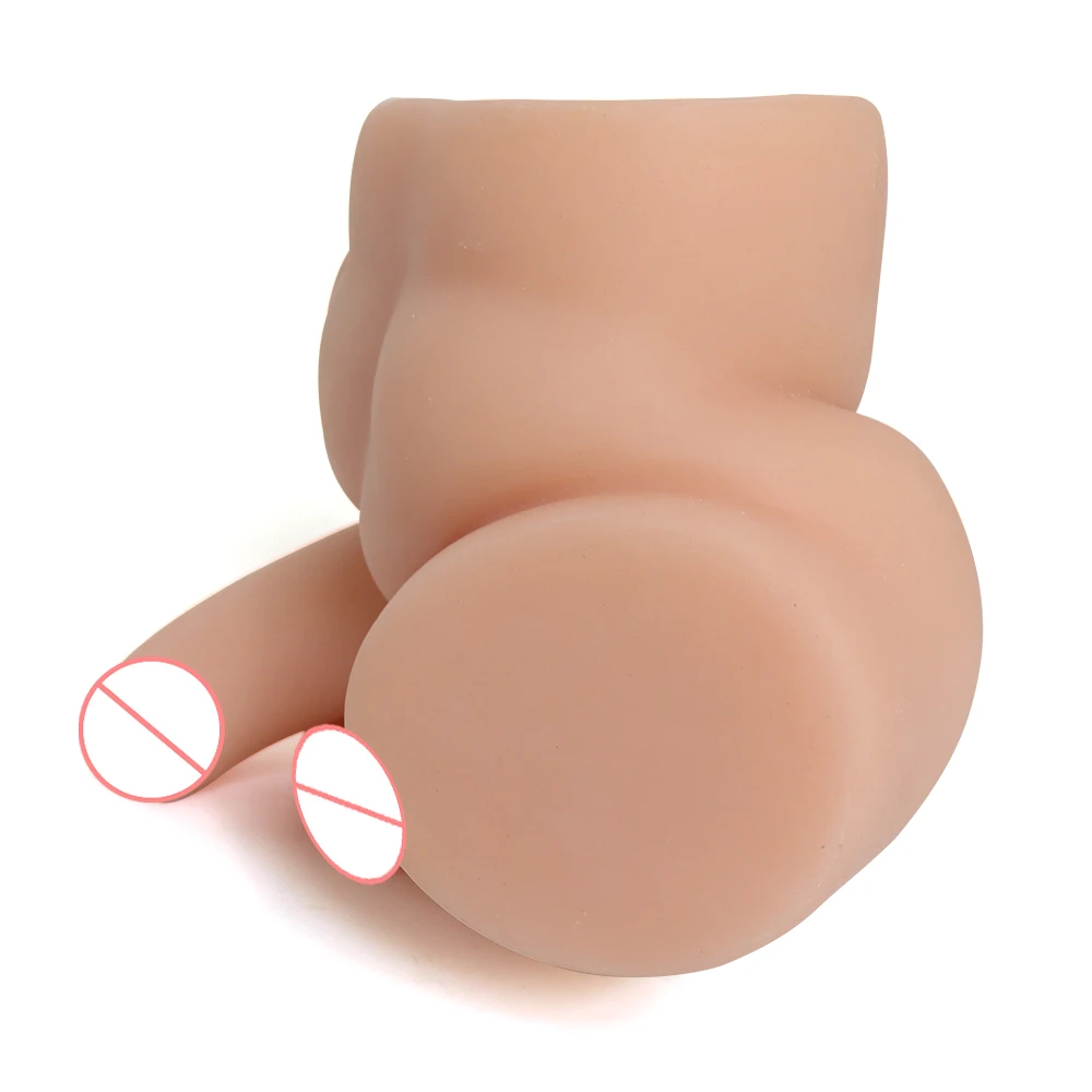 Small Dildo Male Torso Realistic Anal for Men Masturbation Gay Male Masturbator Stroker with Realistic Penis Butt Ass Testicles