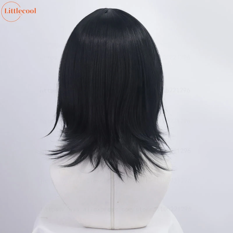 Hoge Kwaliteit Anime Fjodor Dostojevski Cosplay Pruik Zwart Gesimuleerde Hoofdhuid Fjodor D Dostojevski Hittebestendige Haar Fjodor Pruiken