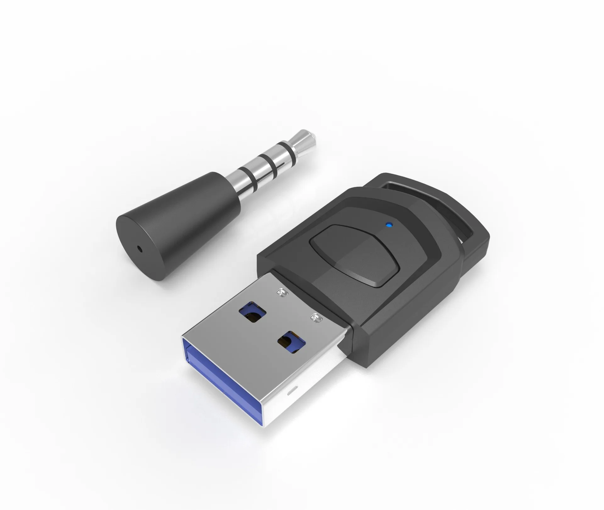 เครื่องส่งสัญญาณบลูทูธอะแดปเตอร์ USB สำหรับ PS4 Playstation ชุดหูฟังบลูทูธ5.0ตัวรับหูฟังดองเกิล