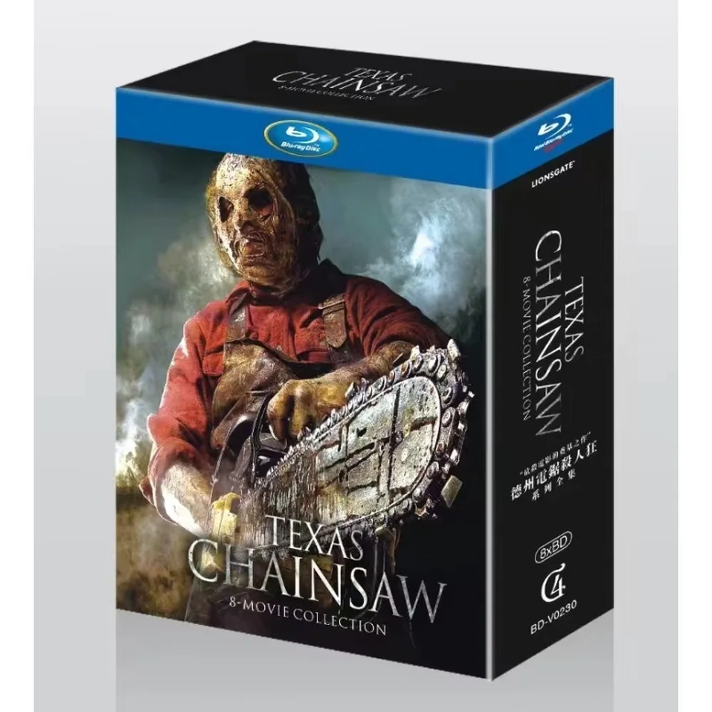 Brandneue BD Blu-ray High-Definition The Texas Chainsaw Massacre Kollektion Komplette Serie 8 Discs Englische Sprachversion – Detail 2