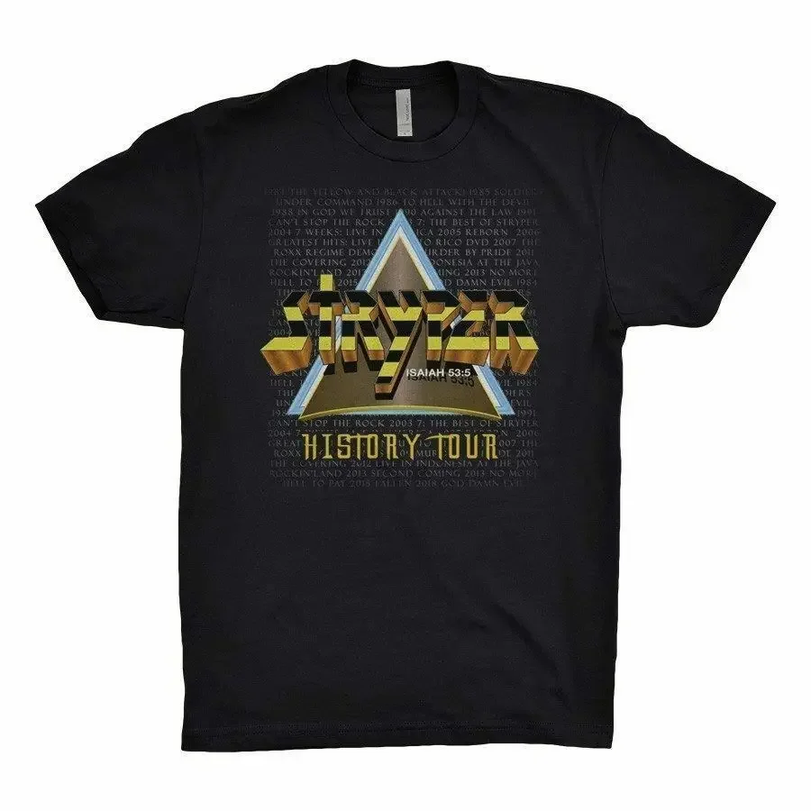 Stryper 2019 History Tour Small T-Shirt NEW non cd/vinyl/dvd/poster/hat art! NEW