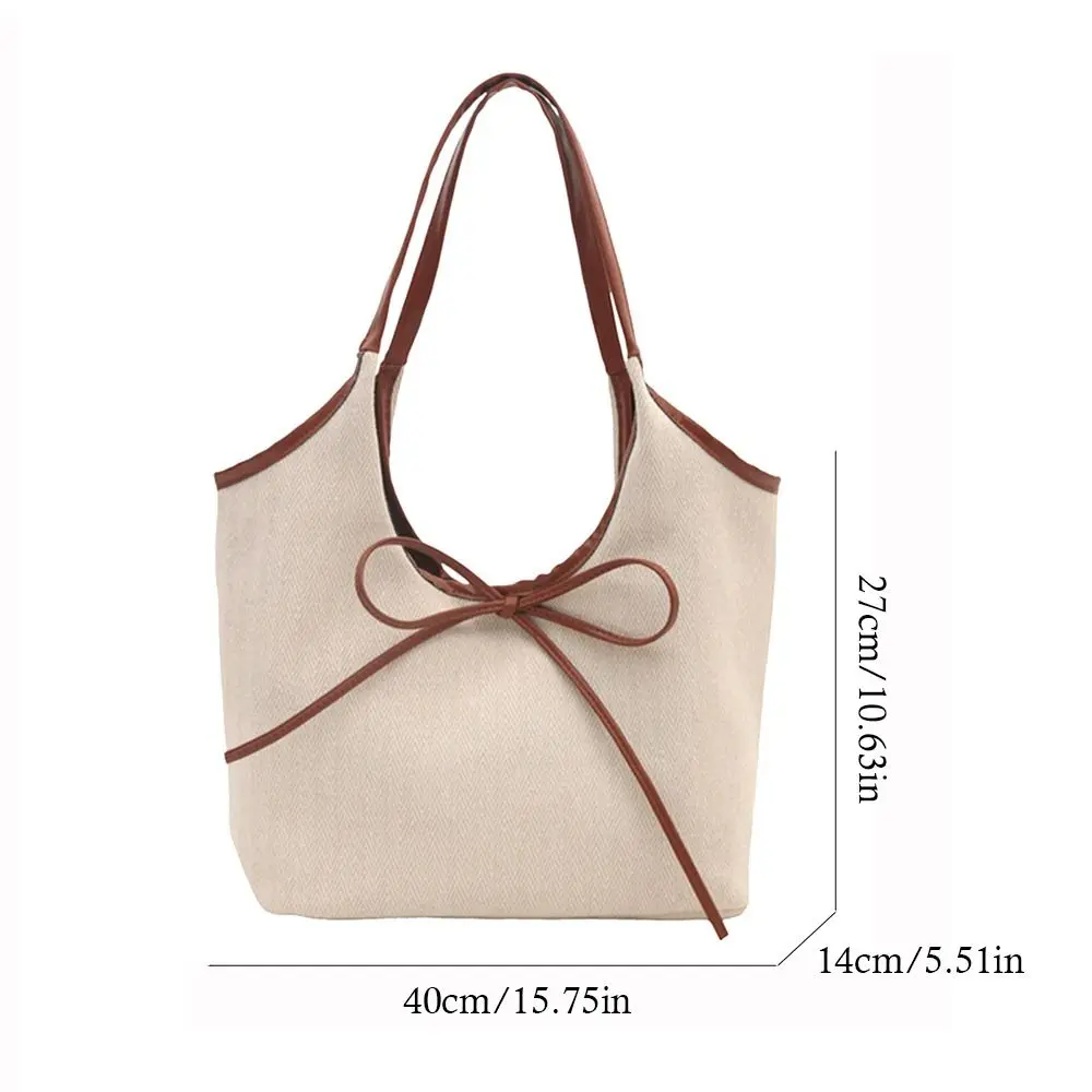 حقائب كتف كاجوال ذات سعة كبيرة بلون سادة وحقائب يد كبيرة محمولة للسيدات