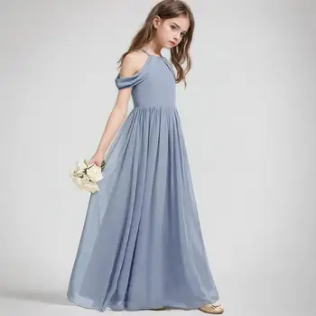 8 best sales Vestido de baile azul celeste para meninas - №5