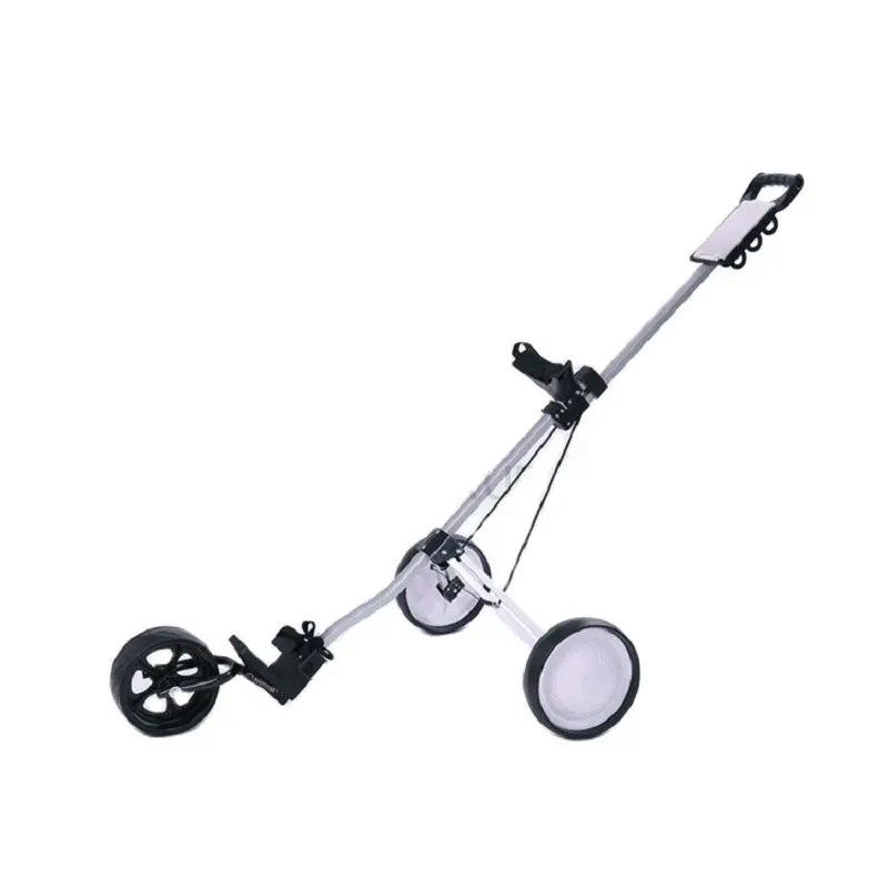 3 Wheel Golf Trolley Golf Push Cart Lightweight Portable And Foldable