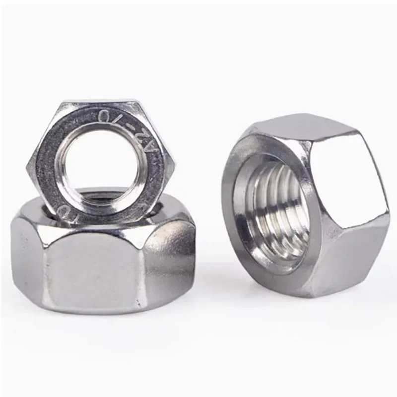 

Hexagon Hex Nuts M3 M3.5 M4 M5 M6 M7 M8 M9 M10 M12 M14 M16 Hex Nut Stainless Steel Metric