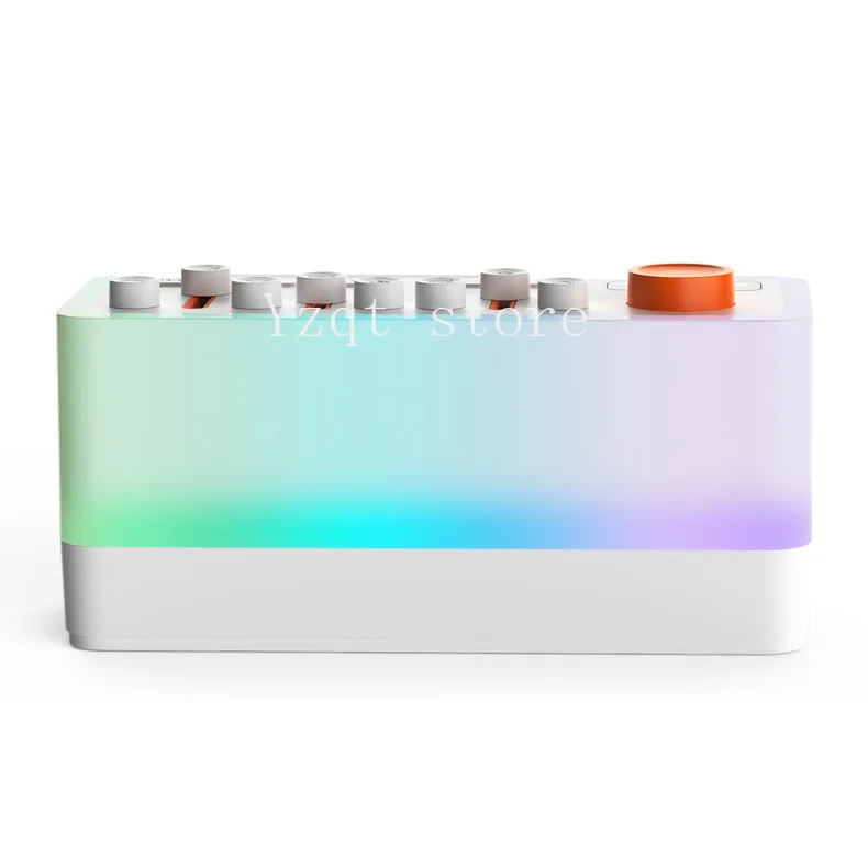Foreign trade new DIY smart sleep aid speaker RGB color night light small jelly bluetooth night listening sleep speaker