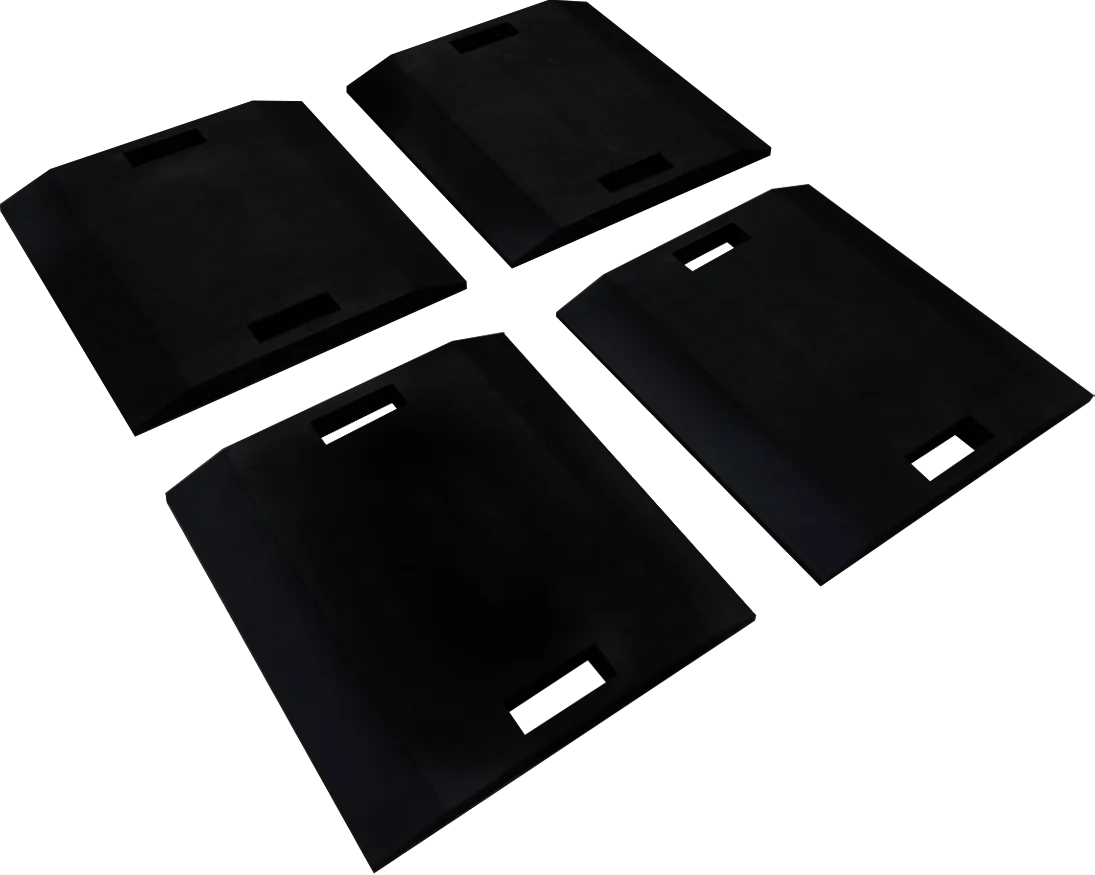 LQ103017 Car Lift Rubber Pad Ramp For Scissor Lifts & Height-Raising Pad For Portable Car Lift & In-Ground Lifts