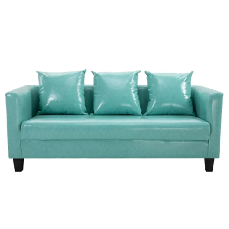 

Hot Selling Simple Sofa Beauty Salon Clothing Shop Waiting Room Sofa Two Person Salon Leather Sofa Chair