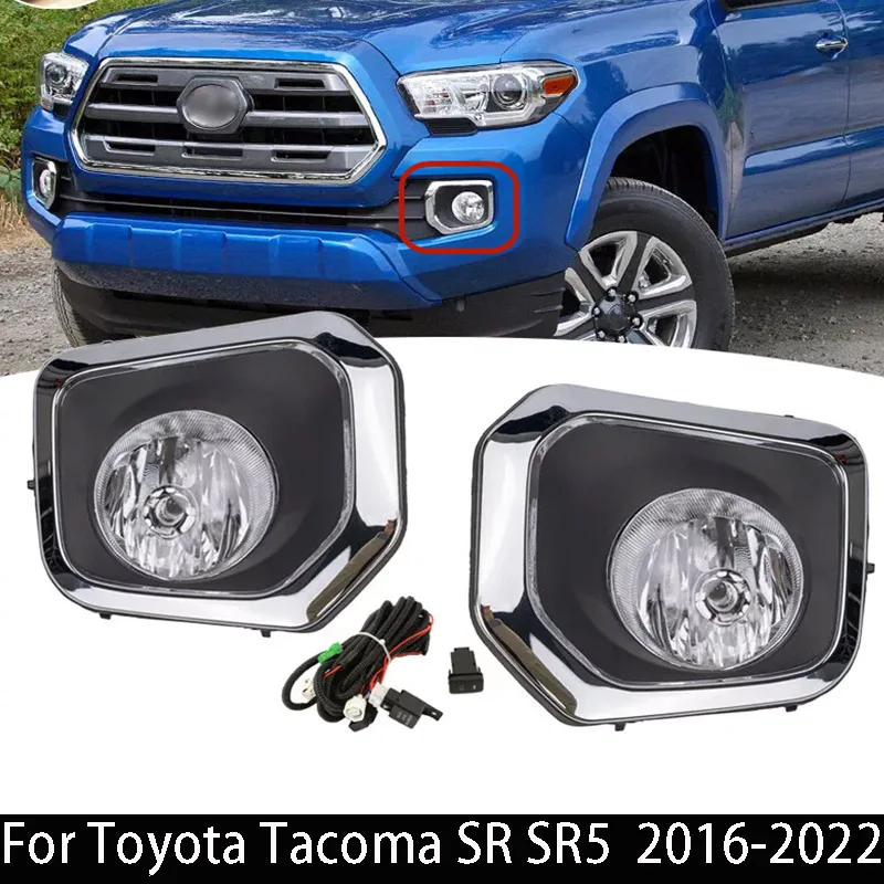 

Fog Lamp Assembly For Toyota Tacoma SR SR5 2016 2017 2018 2019-2022 Front Bumper Light Car Accessories