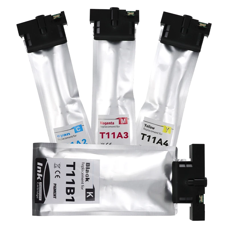 أمريكا اللاتينية T11B1 T11A2 T11A3 T11A4 خرطوشة الحبر الصباغ مع رقاقة لإبسون القوى العاملة WF-C5890 WF-C5390 خرطوشة حبر الطابعة #5