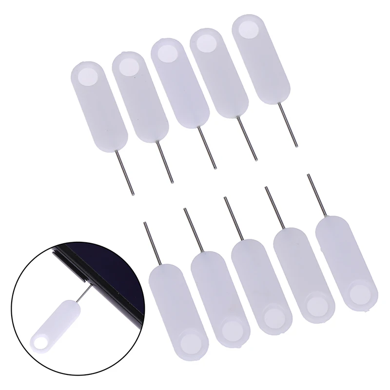 10Pcs Sim Card Tray Removal Pin Eject Opener Tool for Smartphones Tablets - view 2