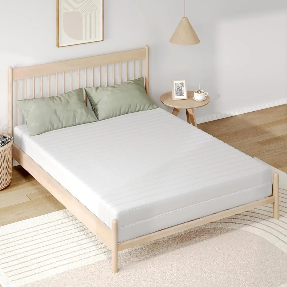 

Full Size Mattress, 10-Inch Foam Mattress, Bilateral Sleeper with Breathable Fabric Cover, Bedroom Queen Mattresss