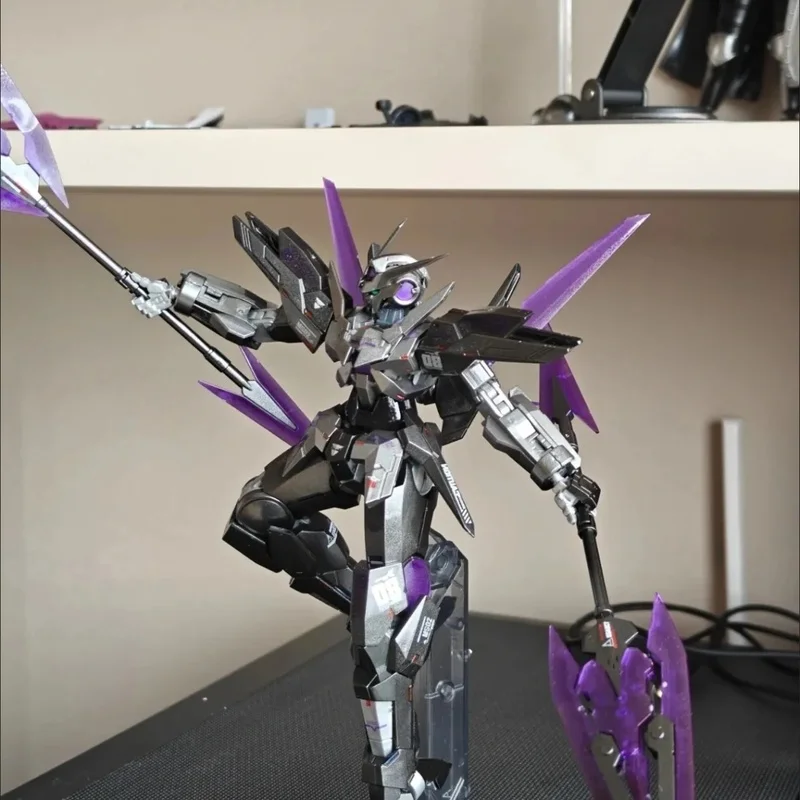 Zestaw do samodzielnego montażu modelu mecha HG 1/144, przejściowy srebrny panel, spray Space Gray, figurki akcji, dekoracja na biurko, lalka, zabawka dla chłopca, prezent.