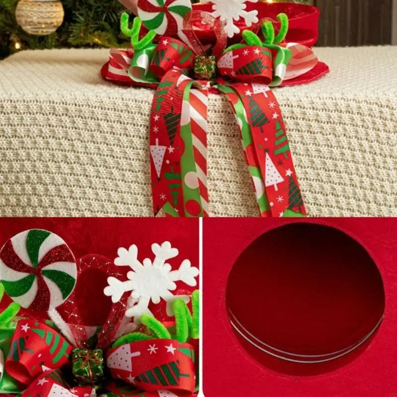 

Праздничная шляпа Санта-Клауса, топперы для рождественской елки, головной убор, украшение для вечеринки, безопасная ткань, для