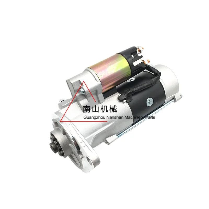 

For Kato HD820/Sany SY215/205C-8 Starting Motor Mitsubishi 6D34 Engine Starting Motor Excavator Accessories