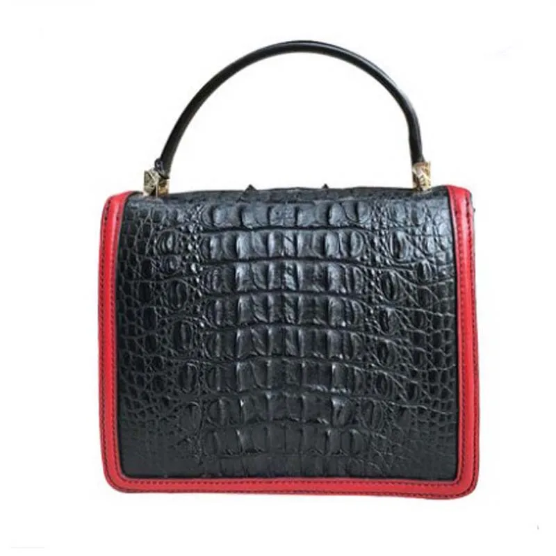 KEXIMA yongliang New Fashion Coloured Women's Bag Personality Small Bag Crocodile Leather Lady's Handbag Genuine Leather