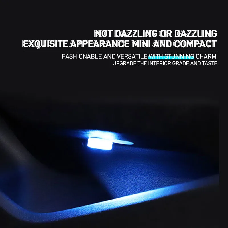 Remote Control LED Car Interior Ambient Light Wireless Adhesive Colorful Auto Roof Foot Atmosphere Lamp Decoration 13 Colors