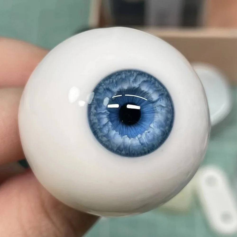 

New Doll Eyes Big Size 18/20/22/24/30/33mm Customized Plaster Eyeball Handmade Girl Toys Play House Dress Up Doll Accessories