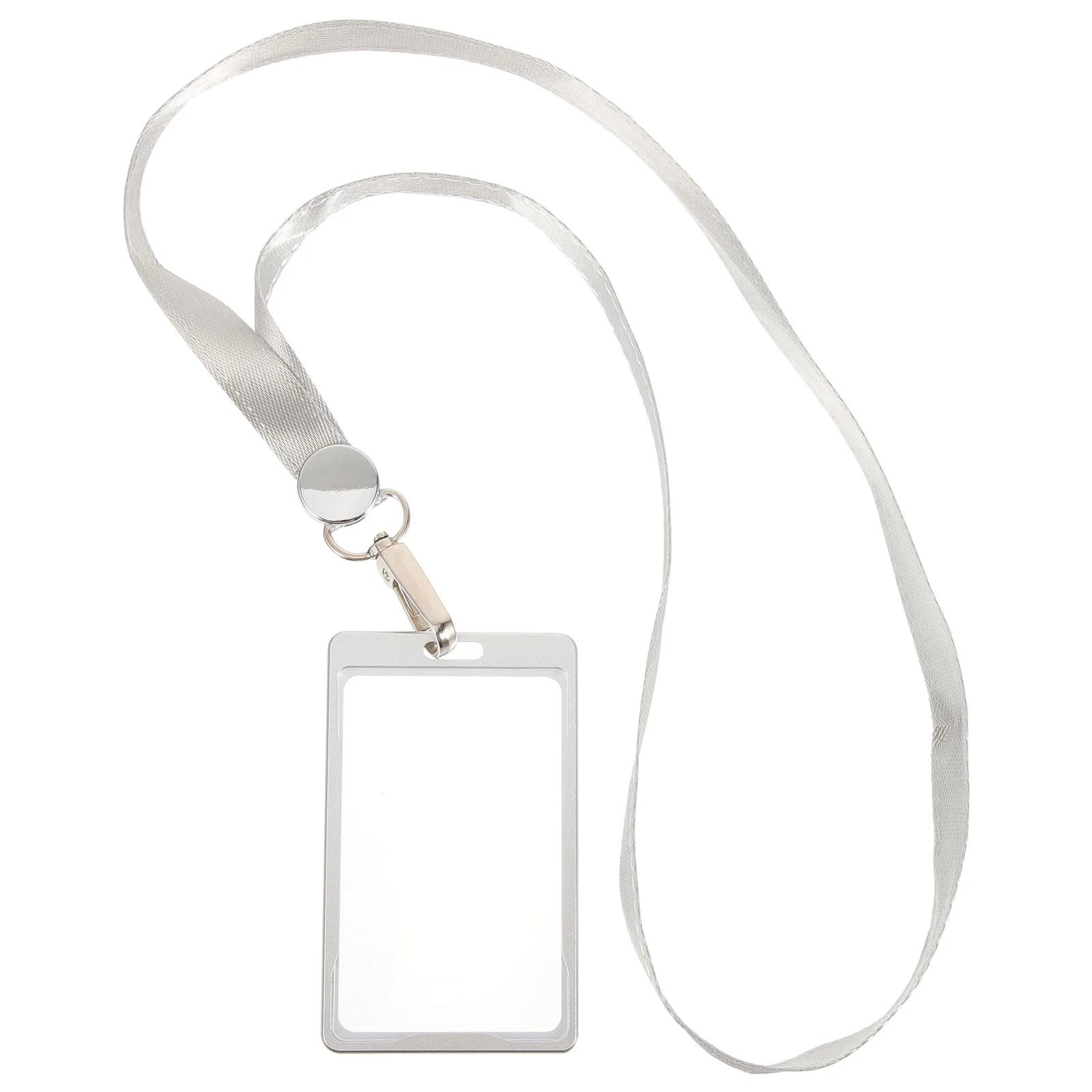 

Clear Badge Holder Waterproof Tags Vertical Clip Cards Protectors Staff Business