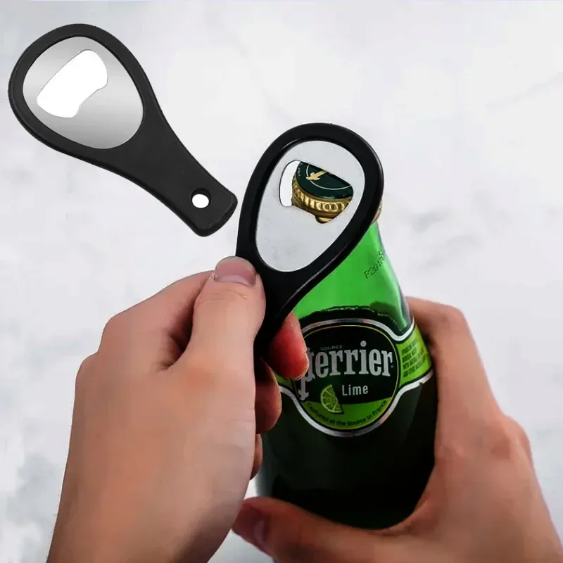 Portable Jar Opener Mini Jar Opener Iron Bottle Opener Non-Slip Handle Can Beer Bottle Opener for Home Kitchen Accessories