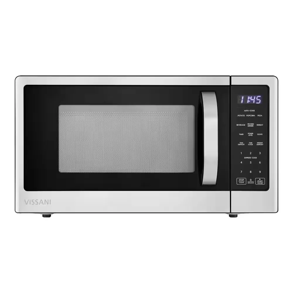

21 In. 1.1 Cu. Ft. 1000-Watt Countertop Microwave Oven in Fingerprint Resistant