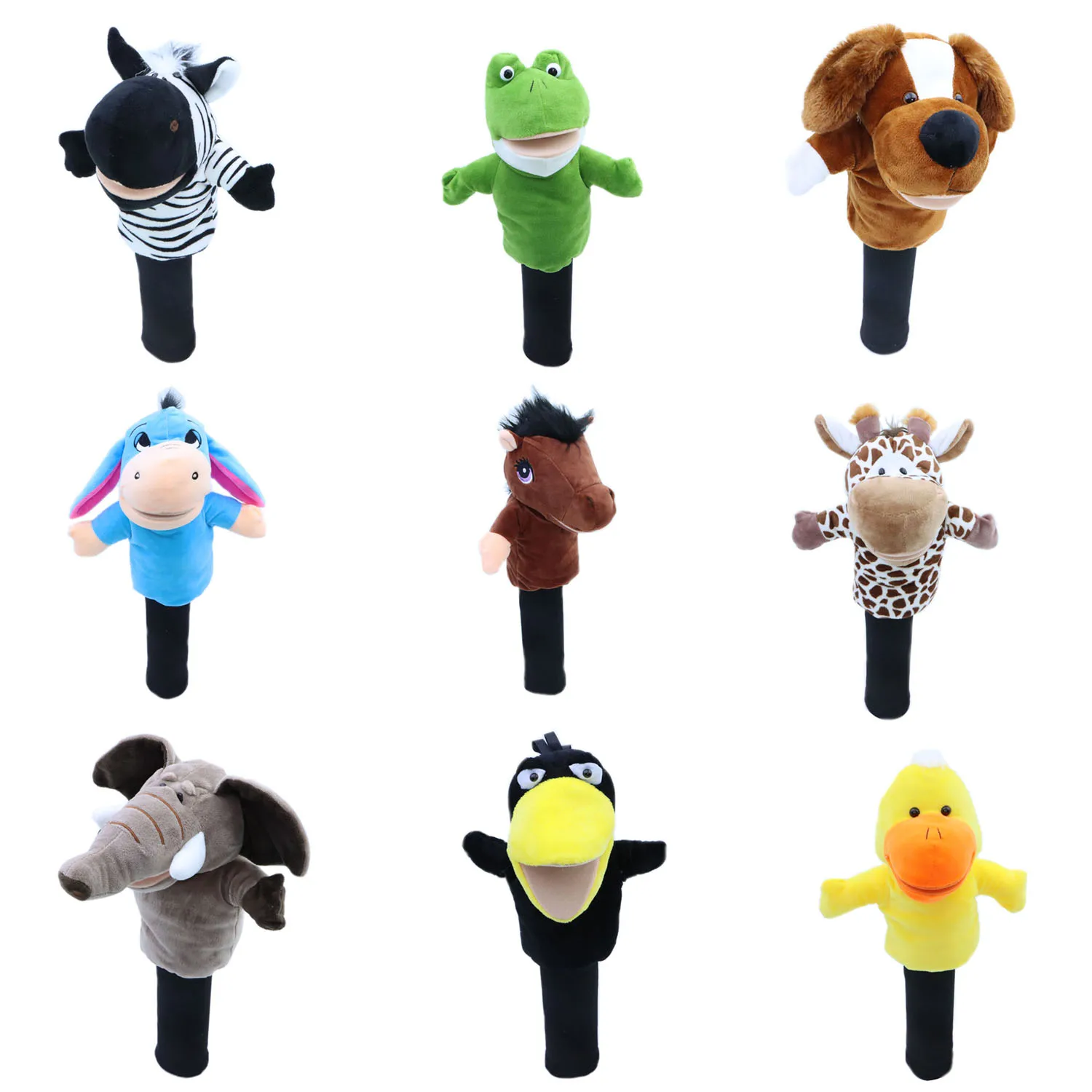 Todo tipo de fundas para cabeza de golf de animales para calle # 3 # Funda de 5 maderas para hombres y mujeres con cuello elástico mascota novedad lindo regalo