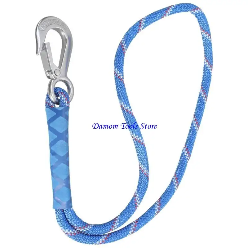 57BE Hammock Suspension Cord Swing Attachment 50cm Suitable for Outdoor Tree Hanging and Playgrounds Set with Stainless Hook