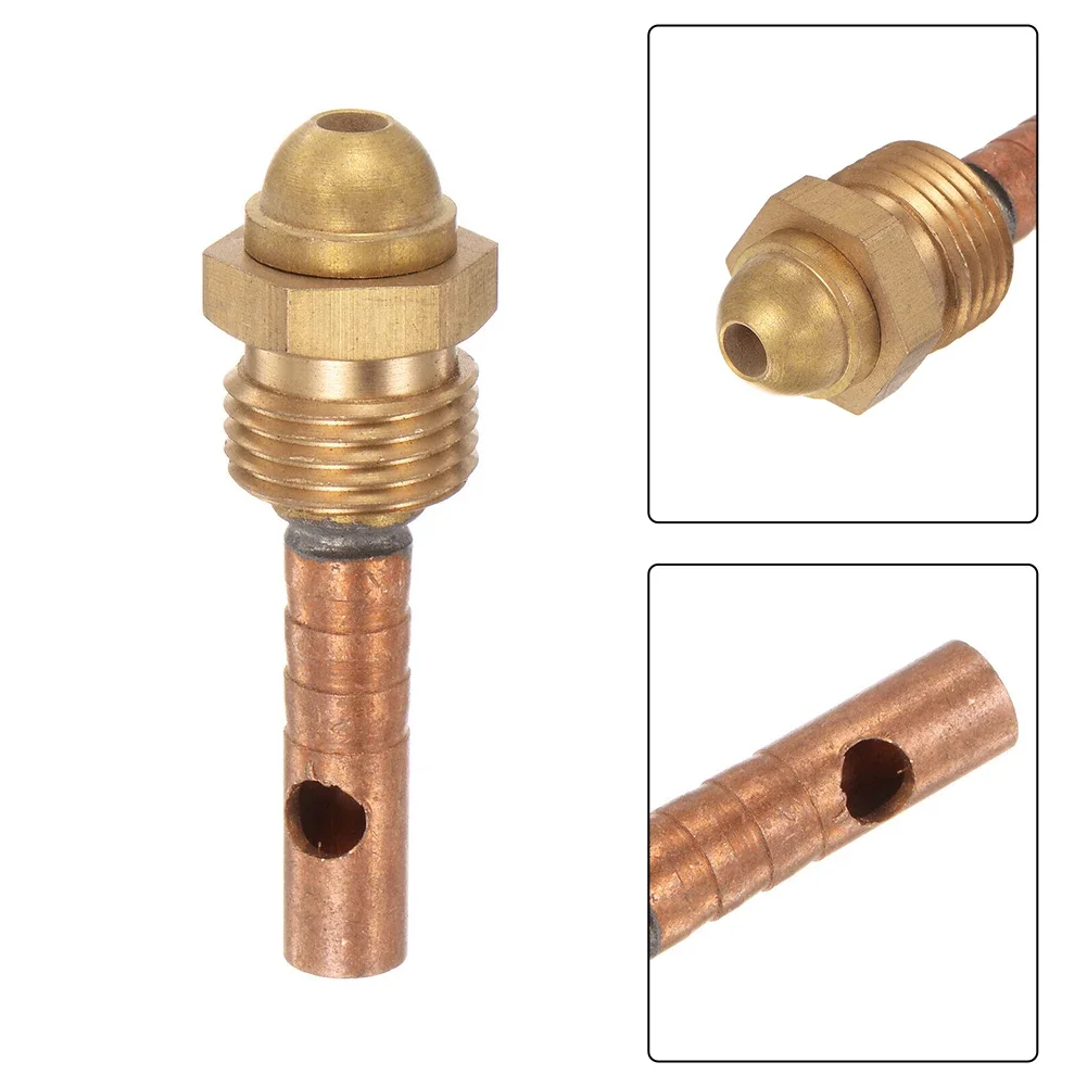 Adaptador de conector de montaje de soplete de soldadura TIG de cobre para soplete de soldadura TIG WP26, conector de 5/8-18UNF de diámetro exterior de 8 Mm