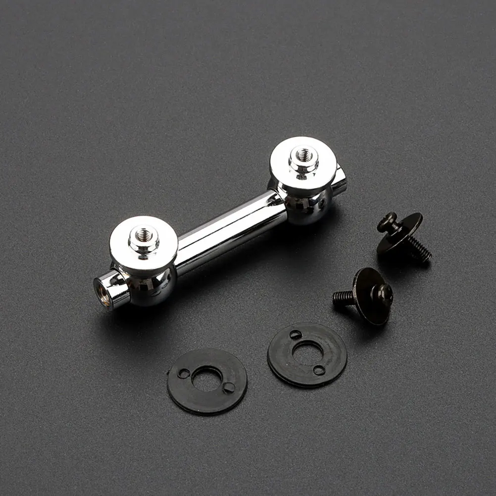 

Accessories Double-end Lug Alloy Snare Drum Connector Durable Two Side Drum Parts Musical Instrument Silver Dual-end