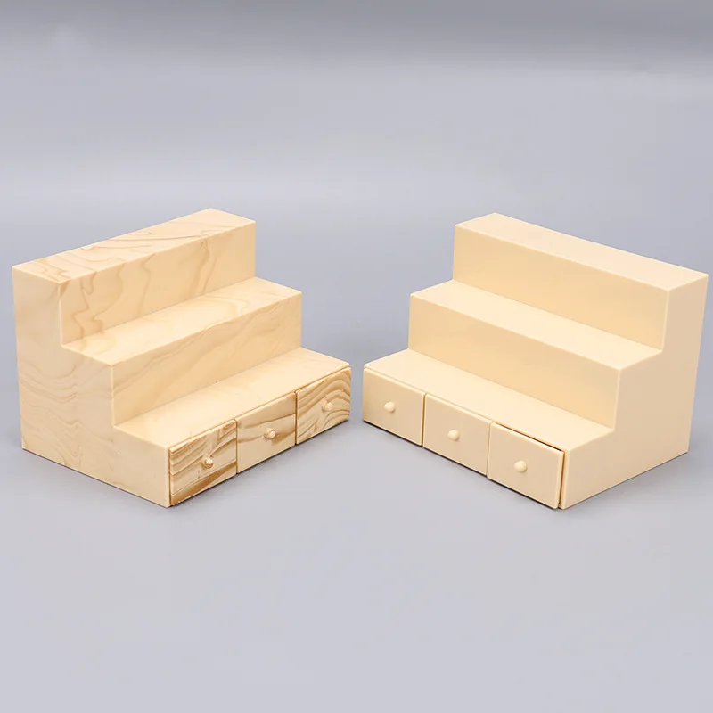 Dollhouse Storage Ladder Shelf Supermarket Mini Shelves Miniature Model Home Furnishing Toys Home Decor Toys Doll Accessories